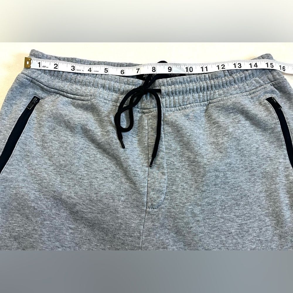 Brooklyn Cloth Men's Gray Casual “The Knit Shorts” w Drawstring & Zipper Pockets - Picture 9 of 16